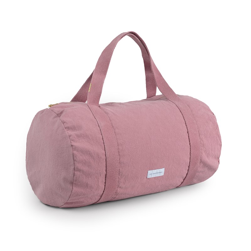 Les Pensionnaires - Sac bowling en toile de coton bio rose