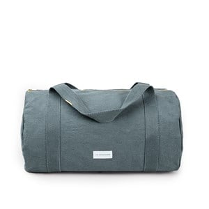 Sac bowling en toile de coton bio bleu