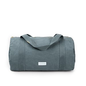 Sac bowling en toile de coton bio bleu