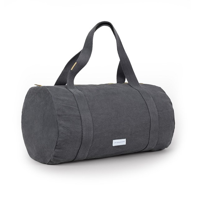 Les Pensionnaires - Sac bowling en toile de coton bio gris