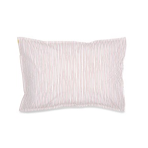 Taie d'oreiller coton bio rayures 50x70