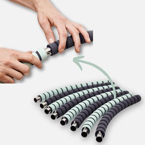 Hula hoop de fitness - vert menthe