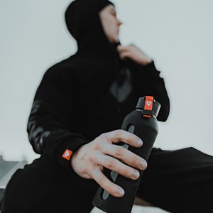 Gourde de sport premium pêche tropicale