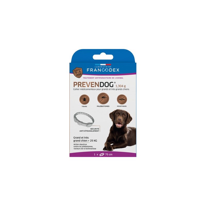 Francodex - Collier antiparasitaire prevendog a par