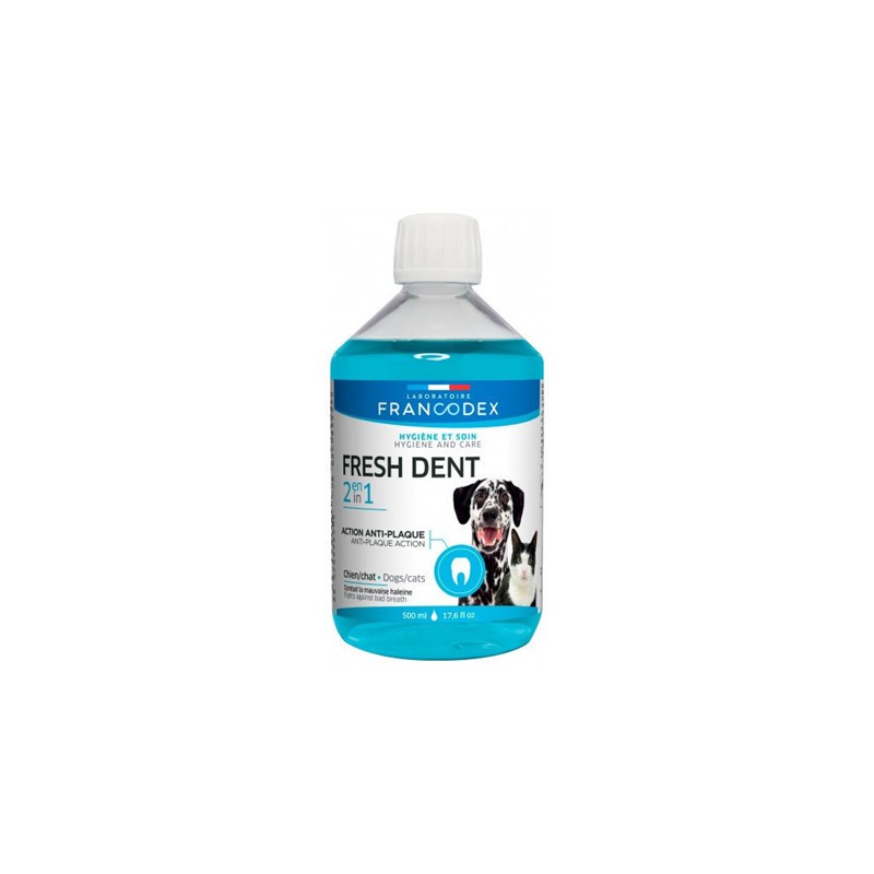 Francodex - Fresh dent 2 en 1 pour chiens et chats