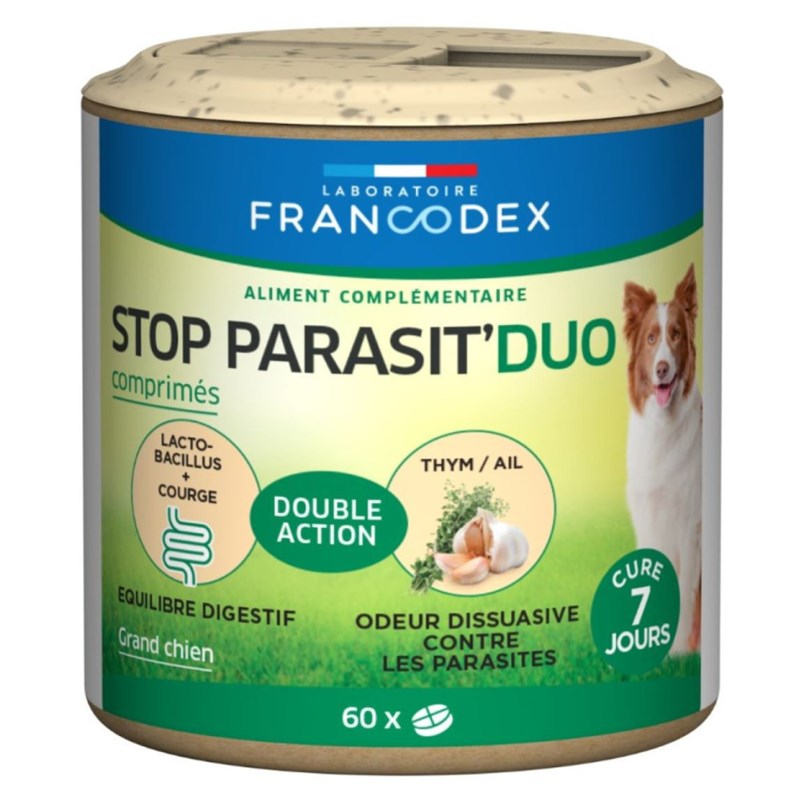 Francodex - Anti parasitaire naturel 60 comprimés p