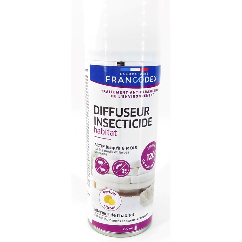 Francodex - Diffuseur insecticide habitat 200 ml(12