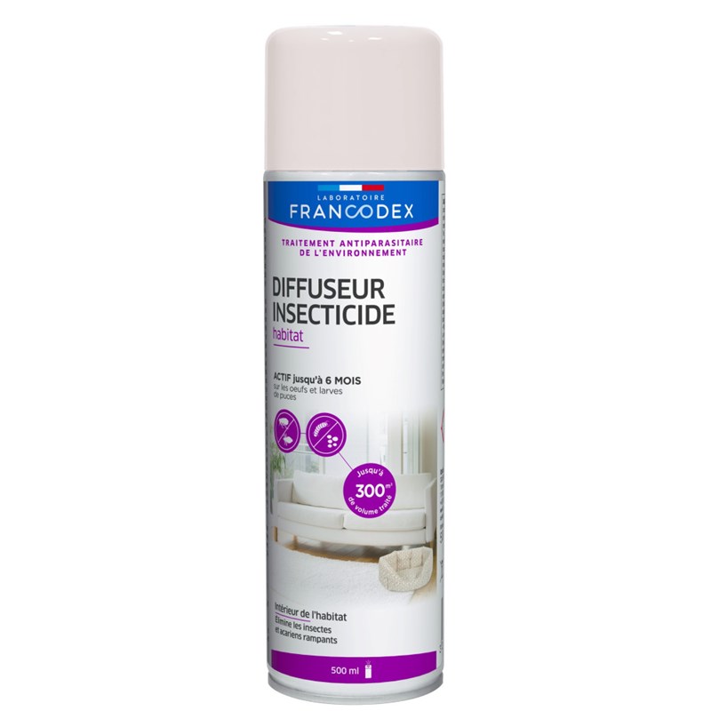 Francodex - Diffuseur insecticide habitat 500 ml (1