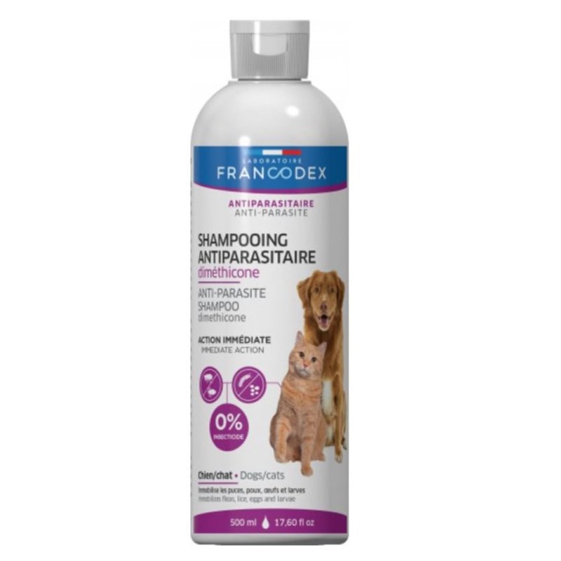 Francodex - Shampooing antiparasitaire diméthicone