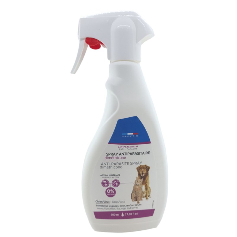 Francodex - Spray antiparasitaire diméthicone 500 m