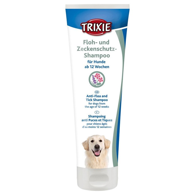 Trixie - Shampoing antipuces et tiques pour chie