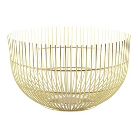 Corbeille à pain dorée grand modèle