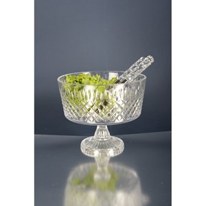 Couverts à salade argentés martelés