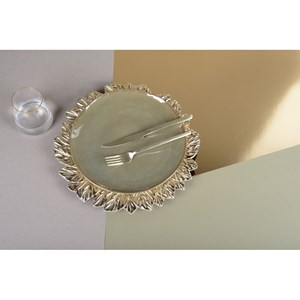 Ménagère 24 pièces argent mat