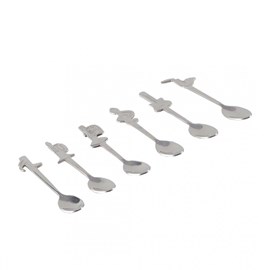 Cuillères musica - lot de 6