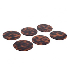 Dessous de verre léopard - lot de 6
