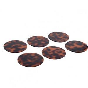 Dessous de verre léopard - lot de 6