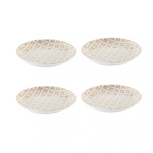 Coupelles rondes cancún 12 cm - lot de 4