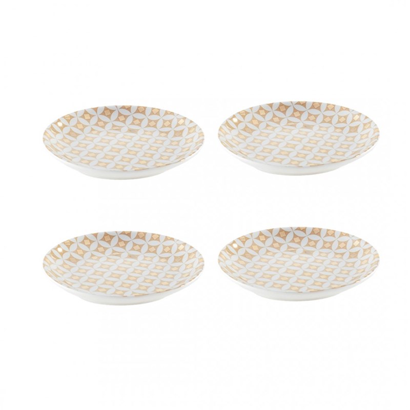 Coupelles rondes cancún 12 cm - lot de 4