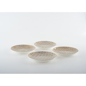 Coupelles rondes cancún 12 cm - lot de 4