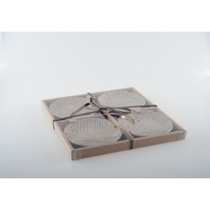 Coupelles rondes cancún 12 cm - lot de 4