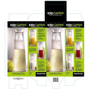 Carafe acrylique 800 ml h.30cm