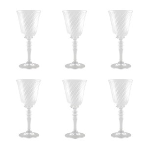 Verres à vin  h20cm - lot de 6