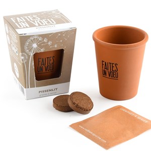 Kit message faites un voeu - pissenlit