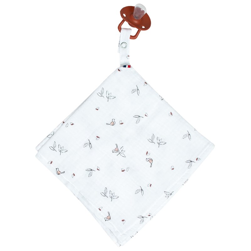 Lange doudou attache tétine, melody