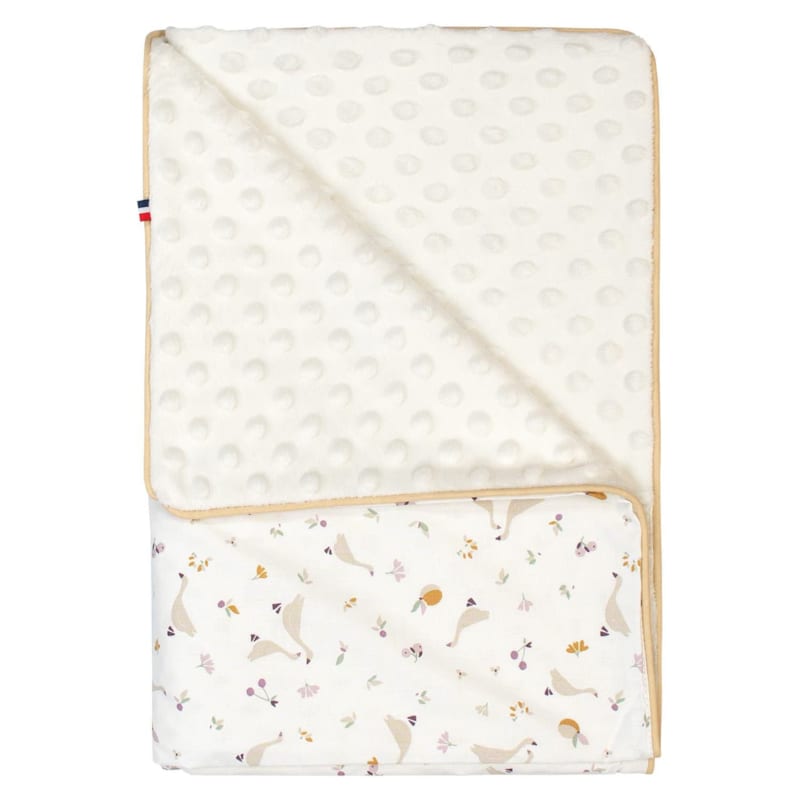 Couverture légère minky sidonia beige