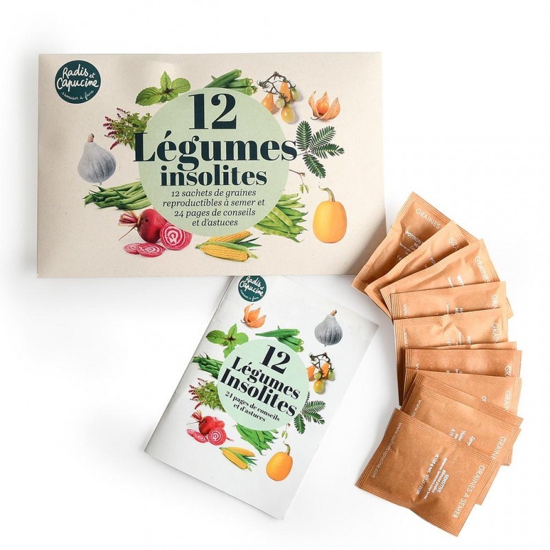 Enveloppe 12 graines insolites à semer
