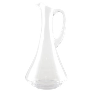 Carafe en verre avec anse 17x31cm
