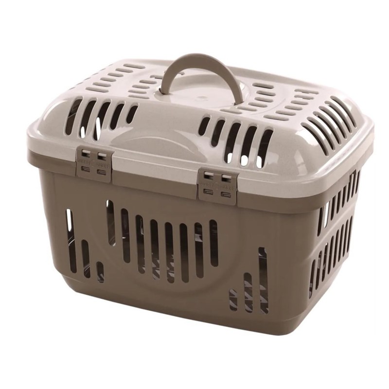 Flamingo - Cage de transport darva taupe 48.5 x 33