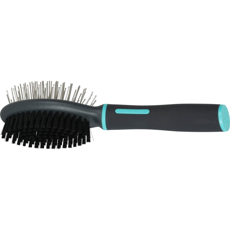Zolux - Brosse double taille s pour chiens.