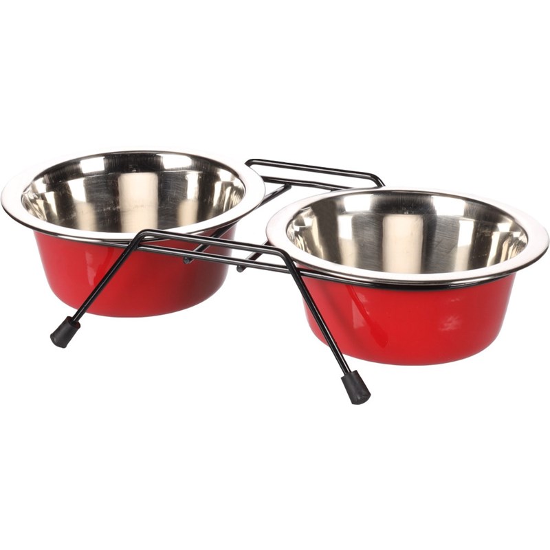 Flamingo - Ecuelle duo ø 13 cm 380 ml avec support