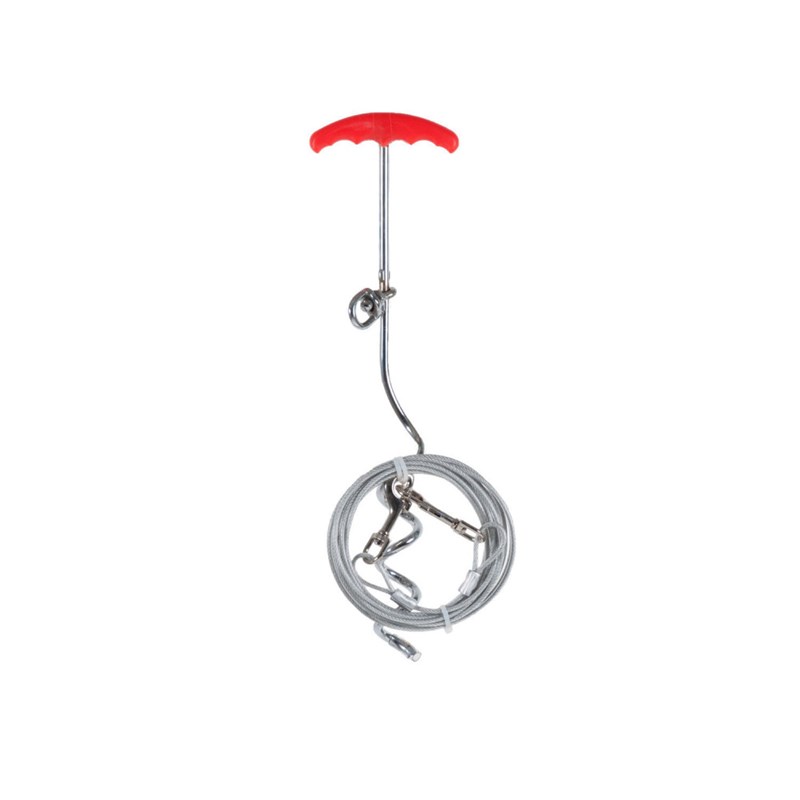 Vadigran - Set piquet + câble d'attache 4.5 m pou