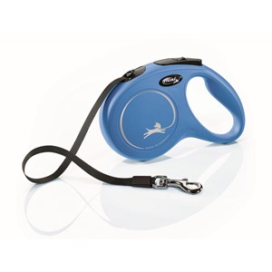 Laisse sangle 5 mètres m max 25 kg bleu