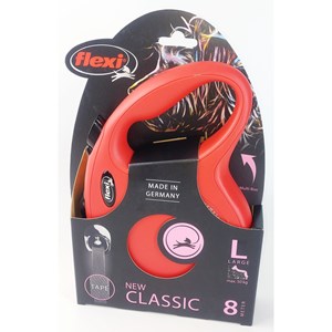 Flexi classic l sangle 8 mètres  rouge