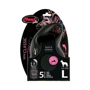 Laisse sangle 5 mètres l max 50 kg noir