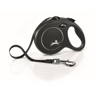 Laisse sangle 5 mètres l max 50 kg noir