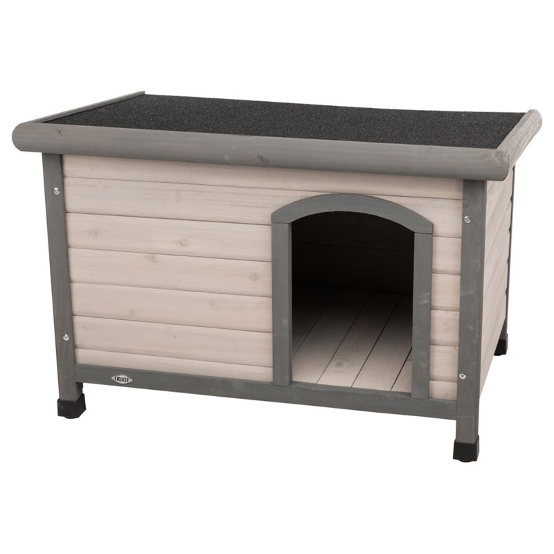 Animallparadise - Niche en bois classic toit plat s-m, 85