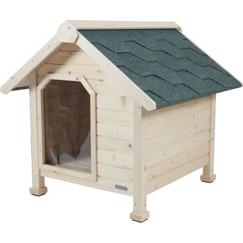 Animallparadise - Niche en bois chalet 73x77x72