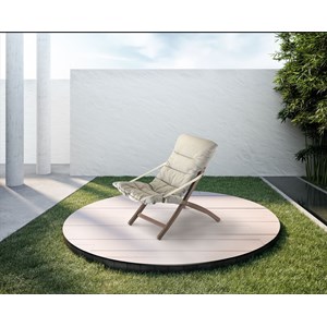 Chaise linda soft blanc beige