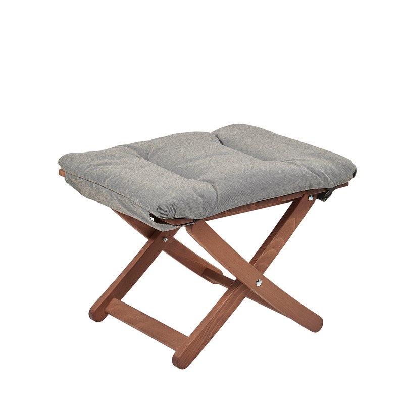 FIAM - Repose-pieds matty soft blanc noir