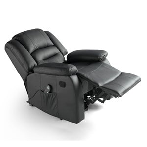 Fauteuil de relaxation massant Noir