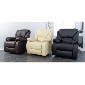 Fauteuil de relaxation massant Marron