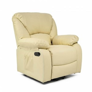 Fauteuil de relaxation massant Beige