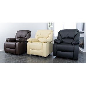 Fauteuil de relaxation massant Beige