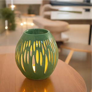 Brûle parfum série céramy ovali olive