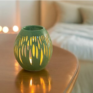 Brûle parfum série céramy ovali olive